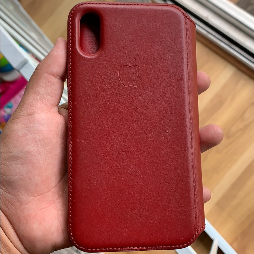 Apple Leather Folio for iPhone XS